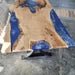 Live Edge Maple Epoxy River Dining Table | Scenic River Custom Table Made in USA (88”) - 1st Choice Furniture Direct