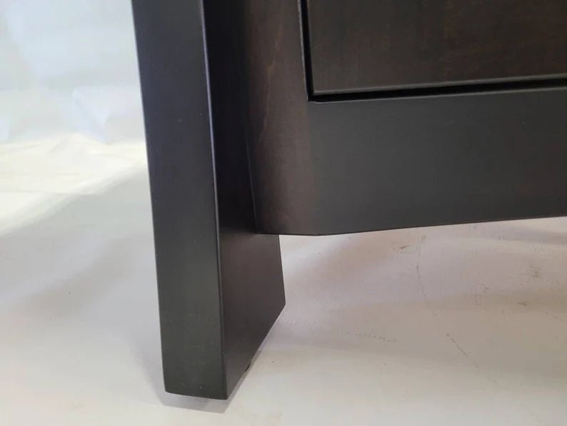 Live Edge Walnut Mini Buffet with Maple Base | Handcrafted Wood Storage Cabinet - 1st Choice Furniture Direct