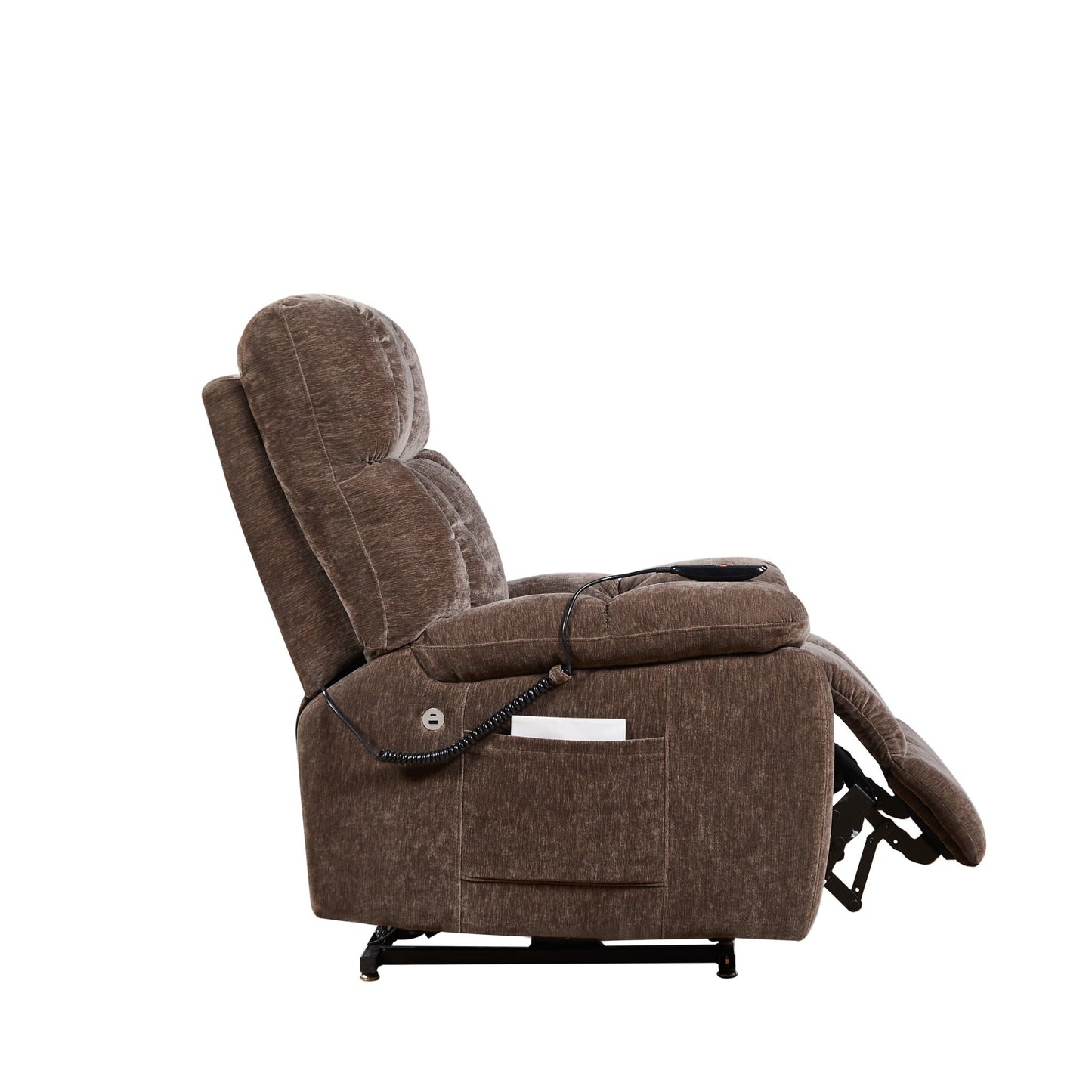 Liyasi Dual OKIN Motor Power Lift Recliner Chair for Elderly Infinite Position Lay Flat 180° Recliner with Heat Massage - 1st Choice Furniture Direct