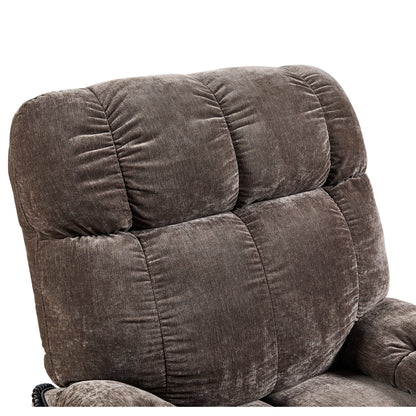 Liyasi Dual OKIN Motor Power Lift Recliner Chair for Elderly Infinite Position Lay Flat 180° Recliner with Heat Massage - 1st Choice Furniture Direct