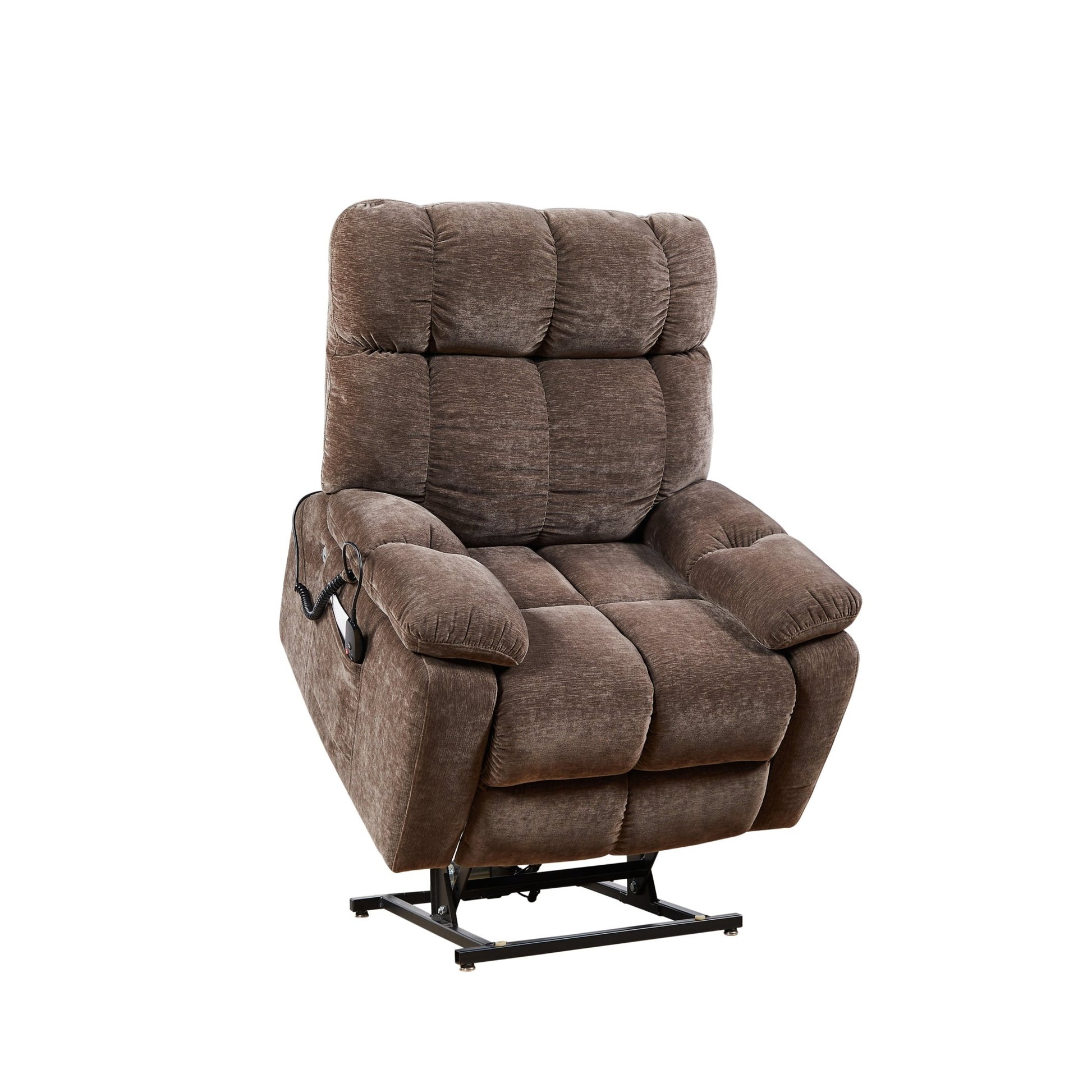 Liyasi Dual OKIN Motor Power Lift Recliner Chair for Elderly Infinite Position Lay Flat 180° Recliner with Heat Massage - 1st Choice Furniture Direct