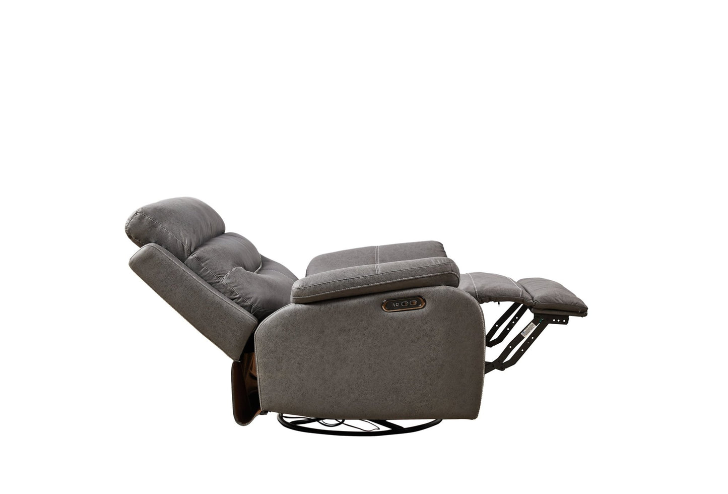 Liyasi Dual OKIN Motor Rocking and 240 Degree Swivel Single Sofa Seat recliner Chair Infinite Position ,Head rest with power function - 1st Choice Furniture Direct