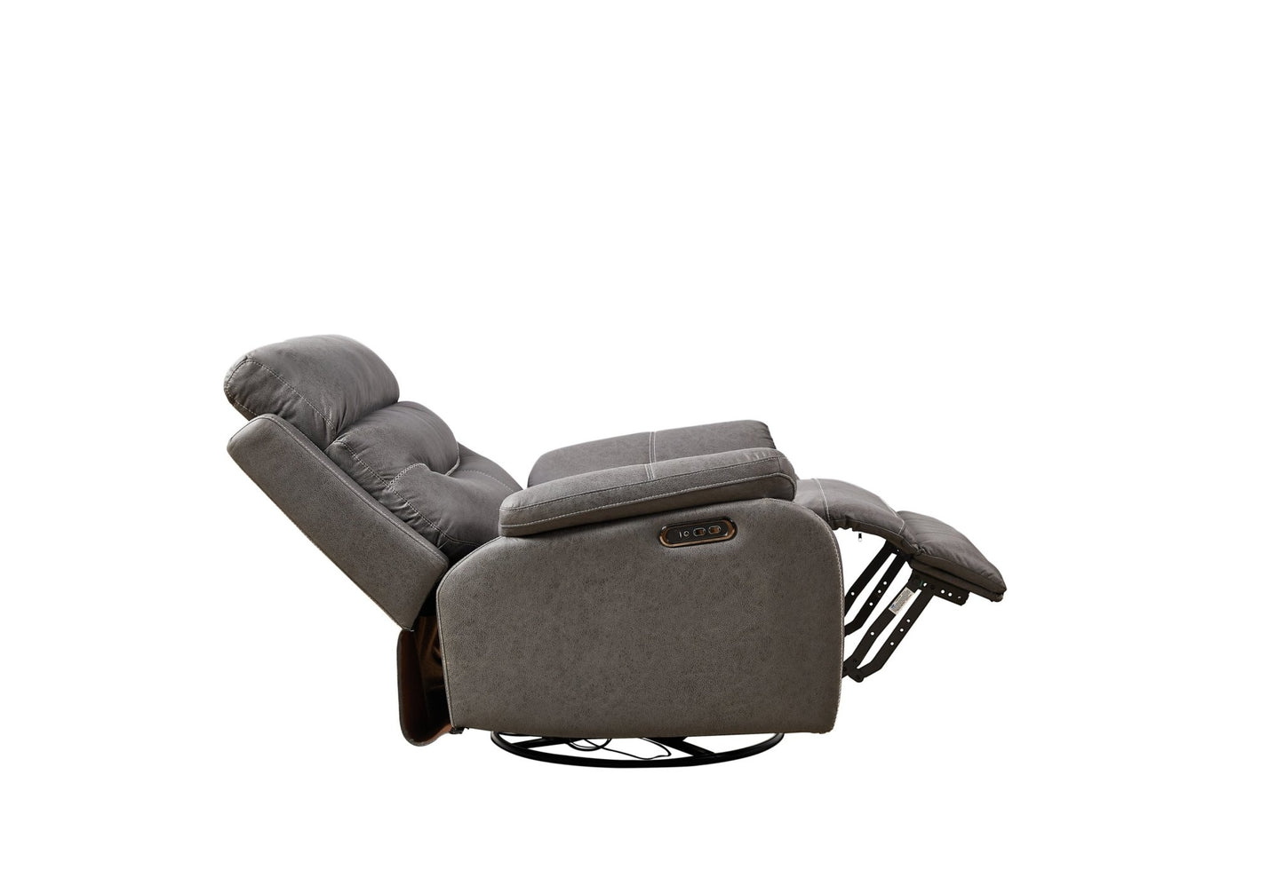 Liyasi Dual OKIN Motor Rocking and 240 Degree Swivel Single Sofa Seat recliner Chair Infinite Position ,Head rest with power function - 1st Choice Furniture Direct