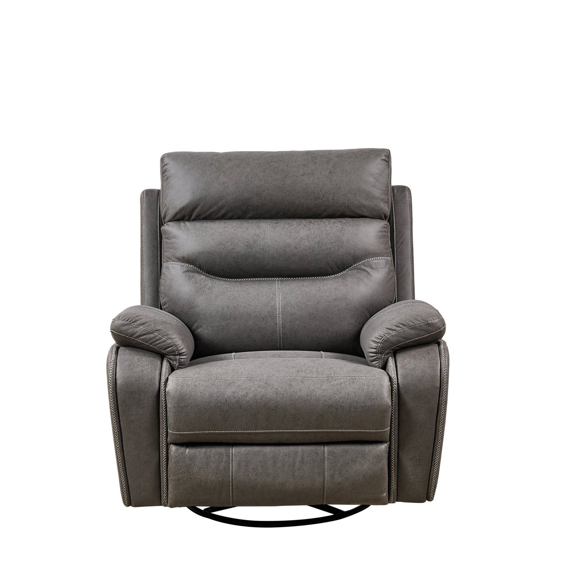Liyasi Dual OKIN Motor Rocking and 240 Degree Swivel Single Sofa Seat recliner Chair Infinite Position ,Head rest with power function - 1st Choice Furniture Direct