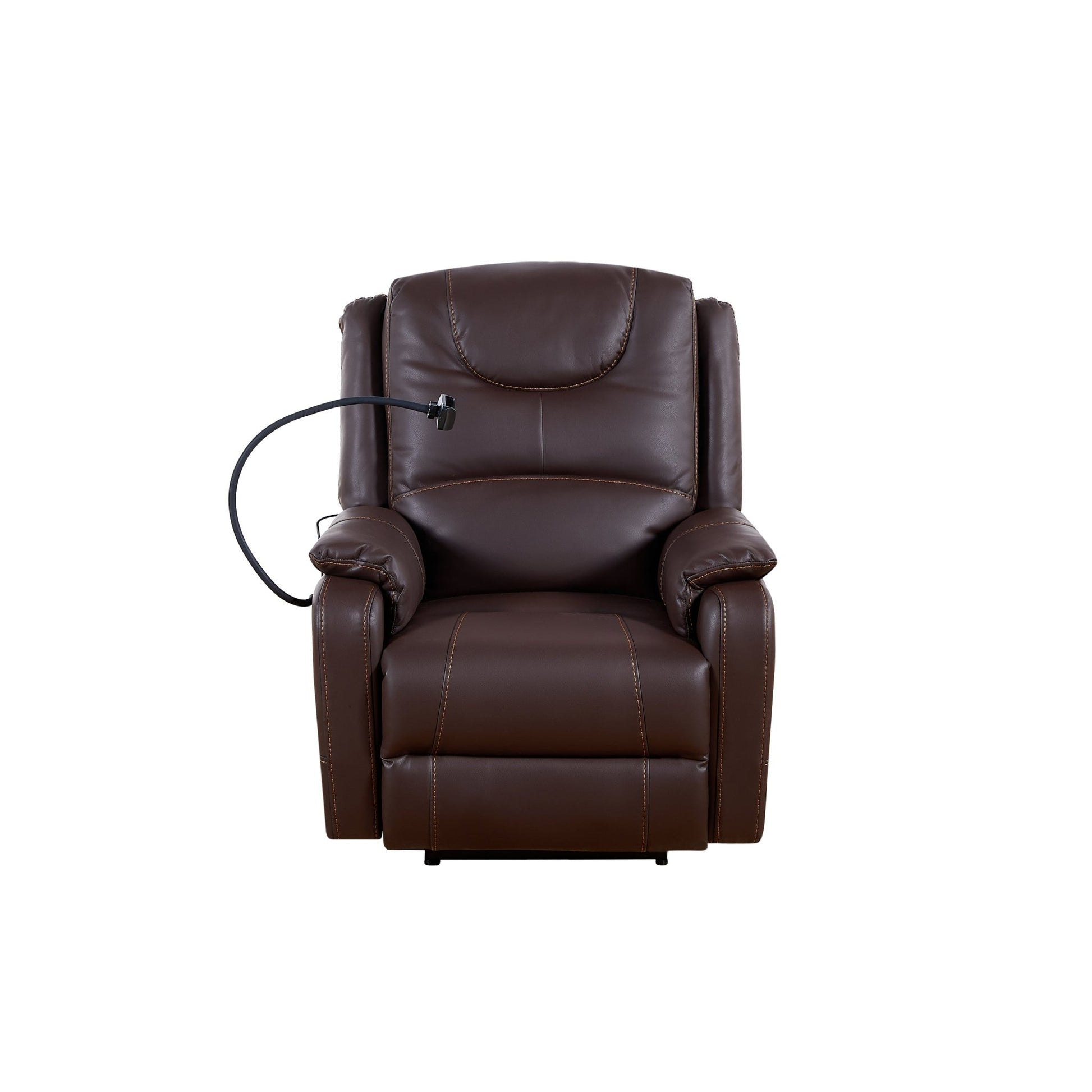 Liyasi Zero Gravity Power Recliner with comfortable lying degree, Massage, Heating and Phone Holder, Side Pockets, USB Charge Ports, Enjoy extreme relaxation - 1st Choice Furniture Direct