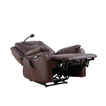 Liyasi Zero Gravity Power Recliner with comfortable lying degree, Massage, Heating and Phone Holder, Side Pockets, USB Charge Ports, Enjoy extreme relaxation - 1st Choice Furniture Direct