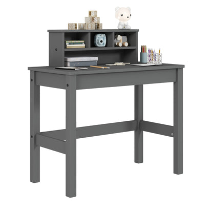 Logan Gray Finish Writing Desk - 1st Choice Furniture Direct