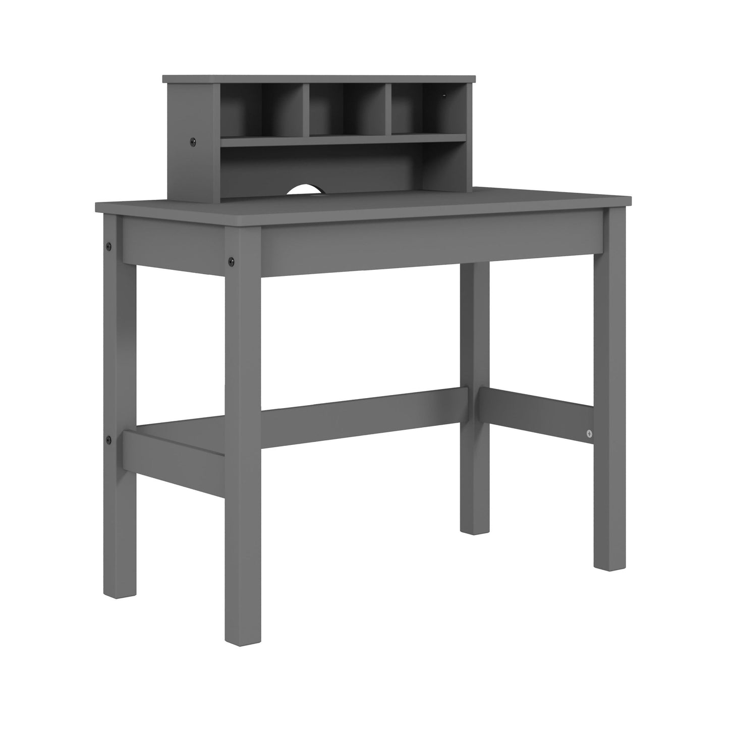 Logan Gray Finish Writing Desk - 1st Choice Furniture Direct