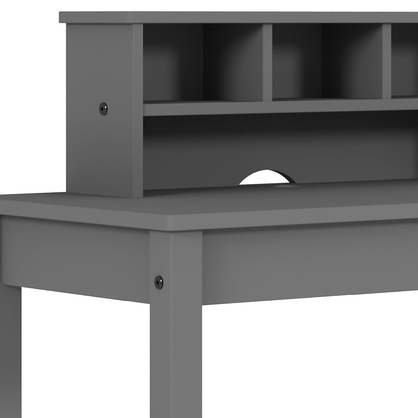 Logan Gray Finish Writing Desk - 1st Choice Furniture Direct