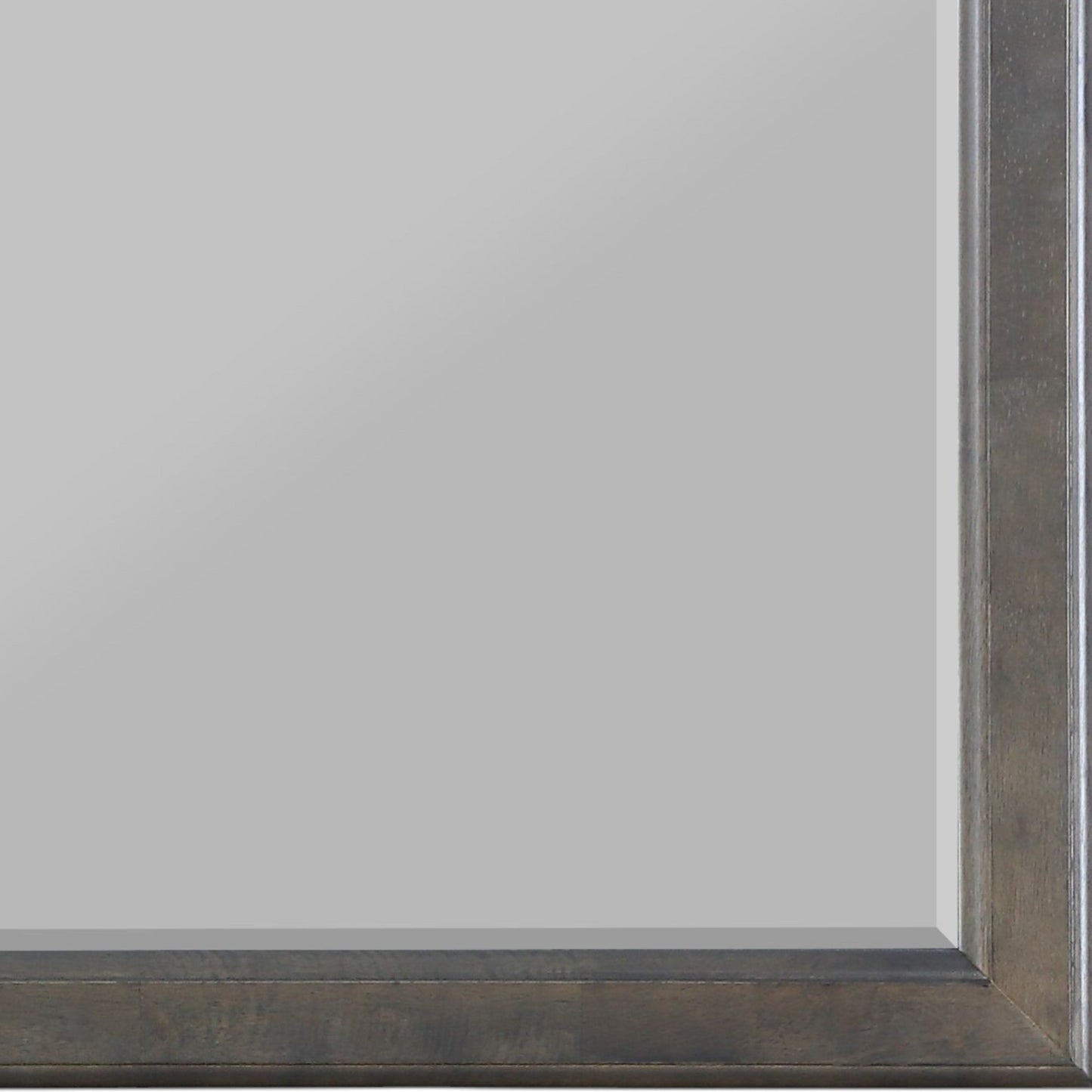 Louis Dark Gray Finish Philippe Mirror - 1st Choice Furniture Direct