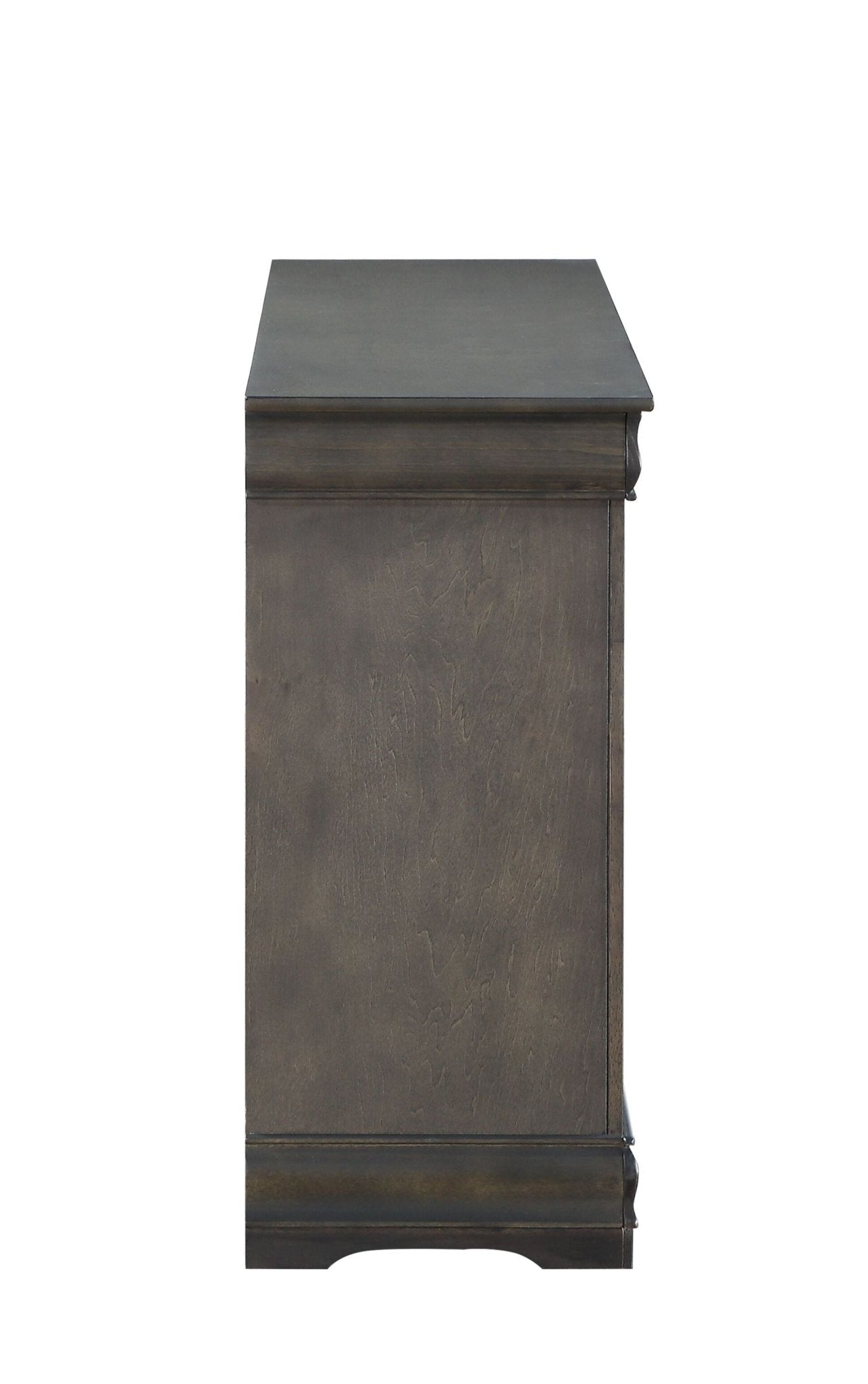 Louis Philippe Dark Gray Dresser - 1st Choice Furniture Direct