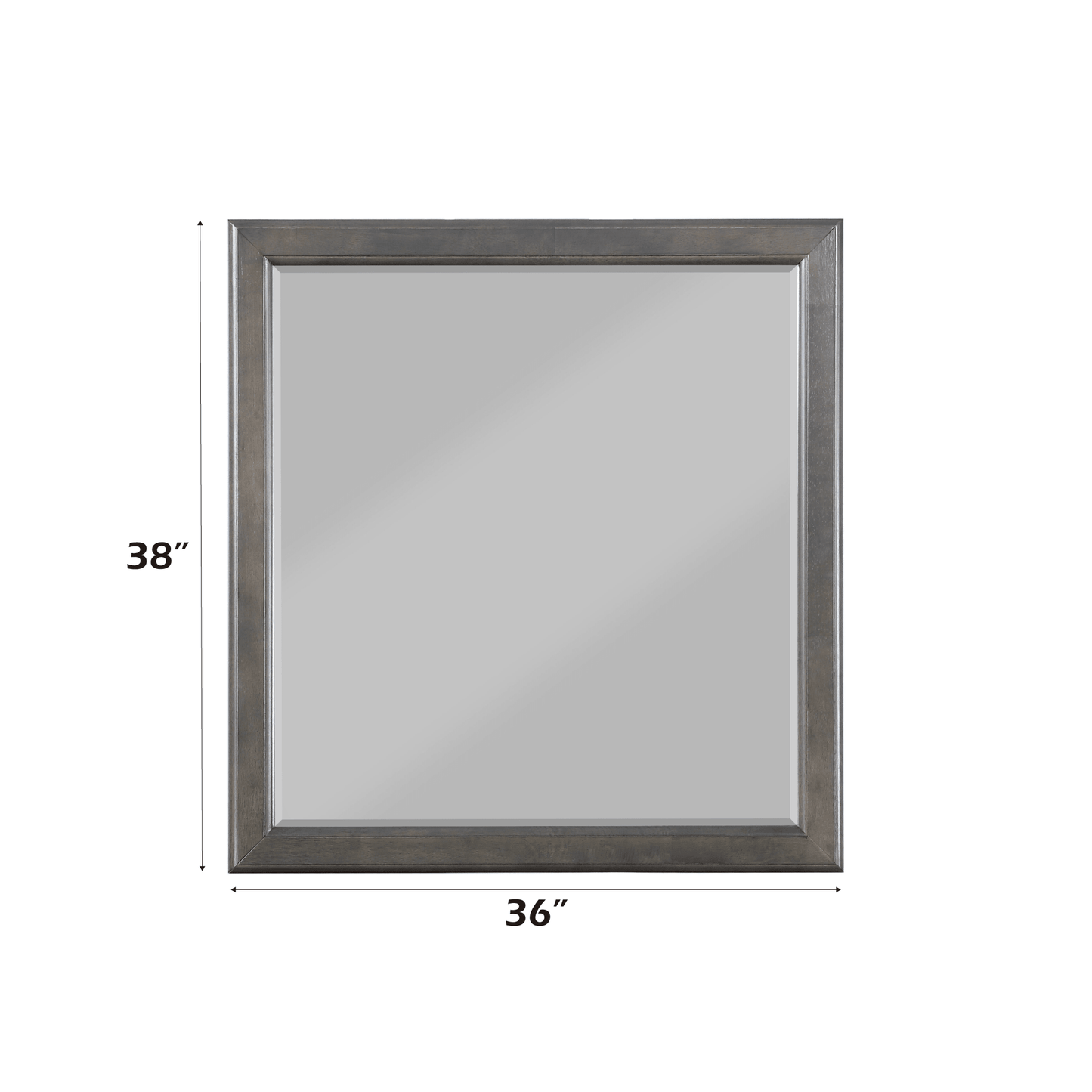 Louis Philippe Dark Gray Finish 4 PCS Bedroom Set (E. King) - 1st Choice Furniture Direct