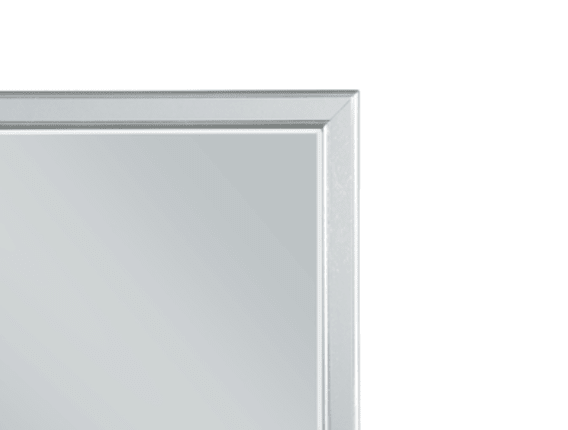 Louis Philippe III Platinum Finish Mirror - 1st Choice Furniture Direct