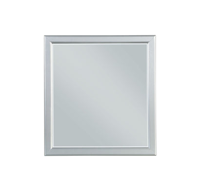 Louis Philippe III Platinum Finish Mirror - 1st Choice Furniture Direct
