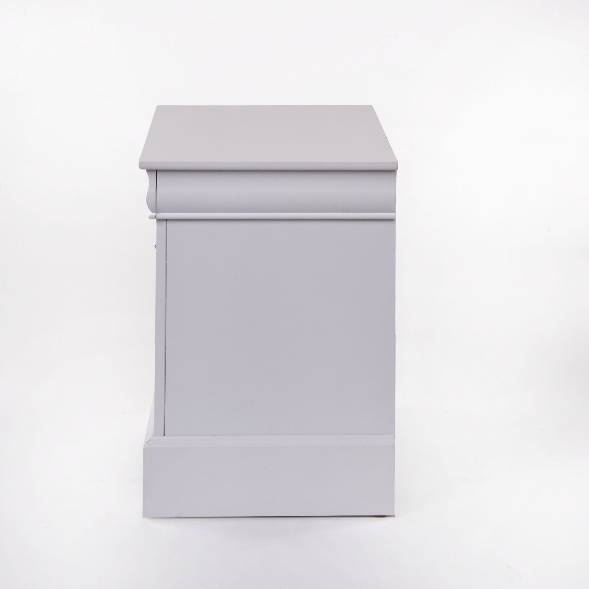 Louis Philippe III White Finish Nightstand - 1st Choice Furniture Direct