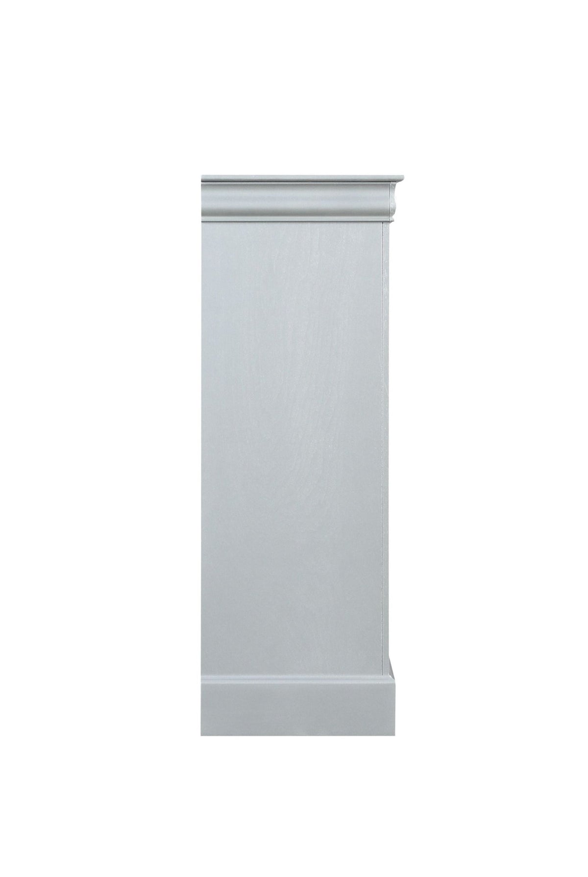 Louis Philippe Platinum Finish Chest - 1st Choice Furniture Direct