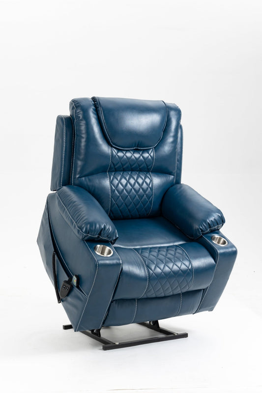 Lounge chair lift chair relax sofa chair sitting room furniture sitting room power supply elderly electric lounge chair (180 degree lying flat) - 1st Choice Furniture Direct