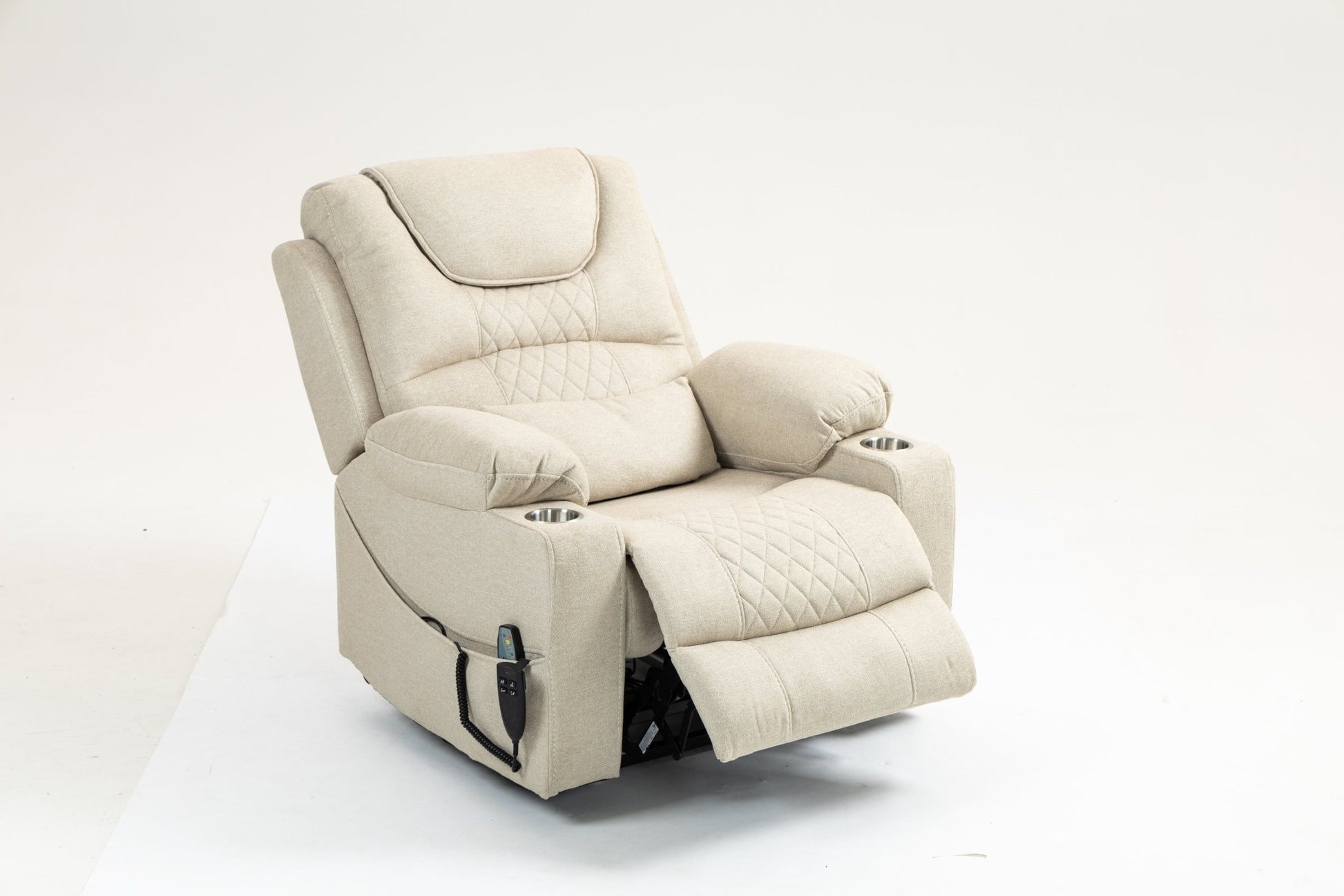 Lounge chair lift chair relax sofa chair sitting room furniture sitting room power supply elderly electric lounge chair (180 degree lying flat) - 1st Choice Furniture Direct