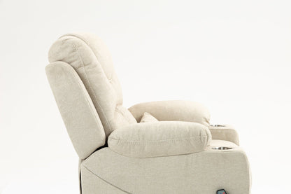 Lounge chair lift chair relax sofa chair sitting room furniture sitting room power supply elderly electric lounge chair (180 degree lying flat) - 1st Choice Furniture Direct