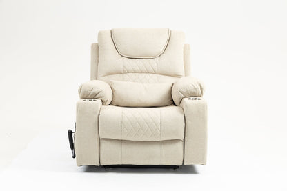 Lounge chair lift chair relax sofa chair sitting room furniture sitting room power supply elderly electric lounge chair (180 degree lying flat) - 1st Choice Furniture Direct