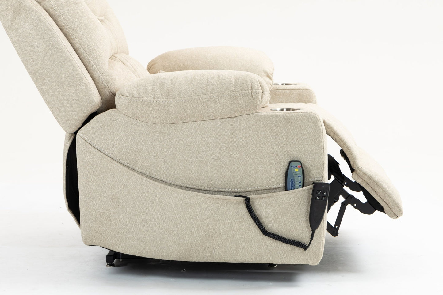 Lounge chair lift chair relax sofa chair sitting room furniture sitting room power supply elderly electric lounge chair (180 degree lying flat) - 1st Choice Furniture Direct