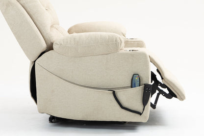 Lounge chair lift chair relax sofa chair sitting room furniture sitting room power supply elderly electric lounge chair (180 degree lying flat) - 1st Choice Furniture Direct