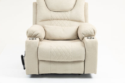 Lounge chair lift chair relax sofa chair sitting room furniture sitting room power supply elderly electric lounge chair (180 degree lying flat) - 1st Choice Furniture Direct
