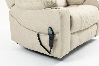 Lounge chair lift chair relax sofa chair sitting room furniture sitting room power supply elderly electric lounge chair (180 degree lying flat) - 1st Choice Furniture Direct
