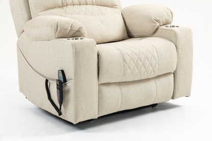 Lounge chair lift chair relax sofa chair sitting room furniture sitting room power supply elderly electric lounge chair (180 degree lying flat) - 1st Choice Furniture Direct