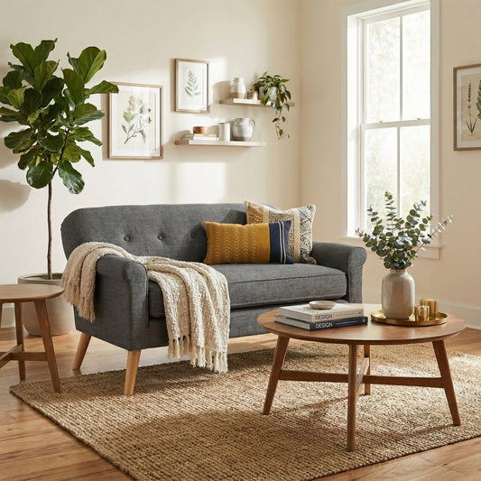 Love seat(Gray) - 1st Choice Furniture Direct