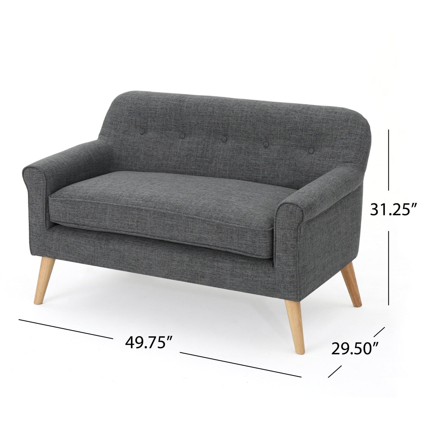 Love seat(Gray) - 1st Choice Furniture Direct