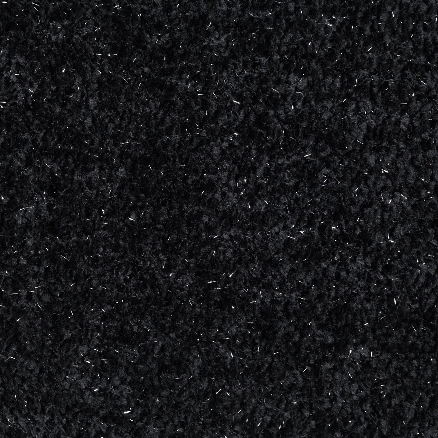 Lucifer Black & White Shimmer Fabric Sectional Sofa w/3 Pillows - 1st Choice Furniture Direct
