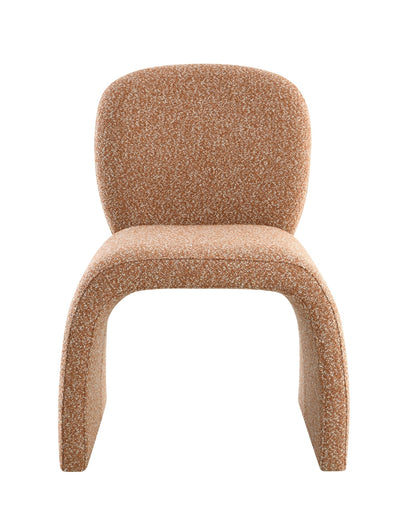 Luke Brown Fabric Accent Chair (Set of 2) - 1st Choice Furniture Direct