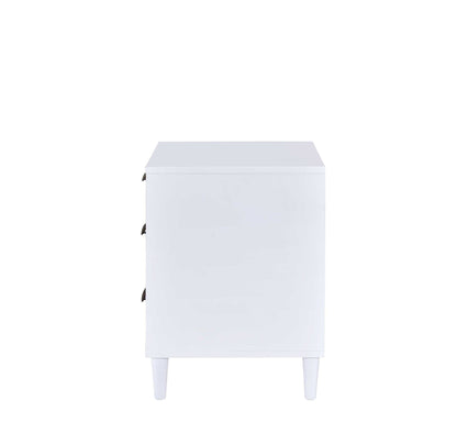 Lurel White & Weathered Oak Finish Accent Table - 1st Choice Furniture Direct