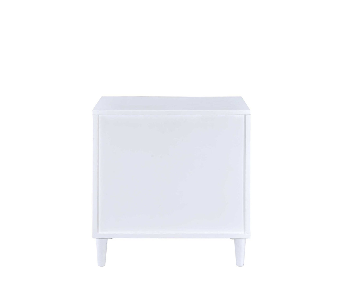 Lurel White & Weathered Oak Finish Accent Table - 1st Choice Furniture Direct