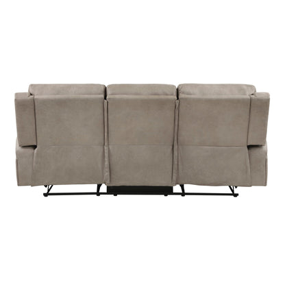 Luxurious Style Double Reclining Sofa 1pc Brown Plush Comfortable Living Room Furniture - 1st Choice Furniture Direct