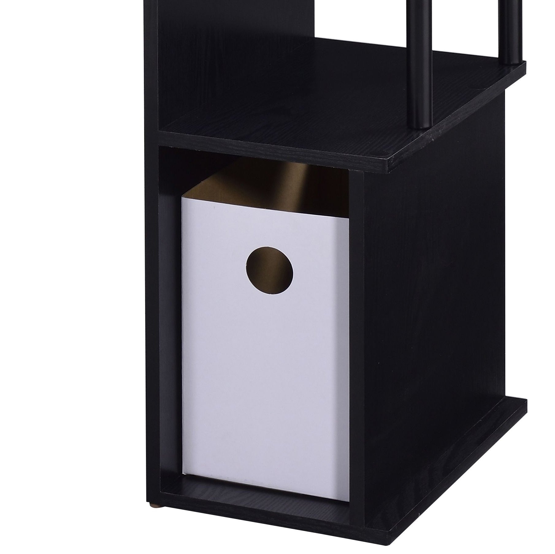 Lyphre Black Finish Computer Desk - 1st Choice Furniture Direct