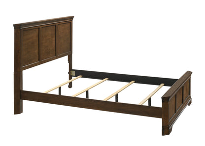 Maderne Traditional Wood Panel 5 pieces Queen Bed set with Dresser, Mirror, Nightstand and Chest - 1st Choice Furniture Direct