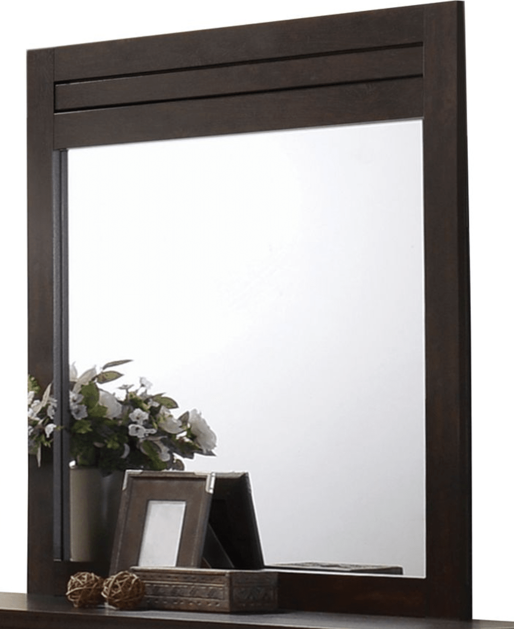 Mahogany Framed Dresser Mirror - 1st Choice Furniture Direct