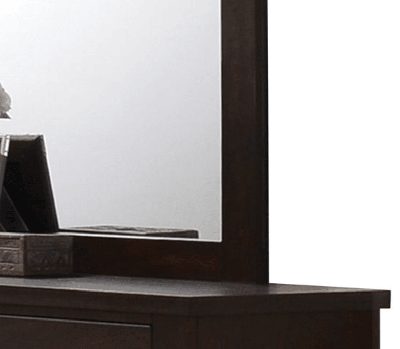 Mahogany Framed Dresser Mirror - 1st Choice Furniture Direct