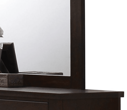 Mahogany Framed Dresser Mirror - 1st Choice Furniture Direct