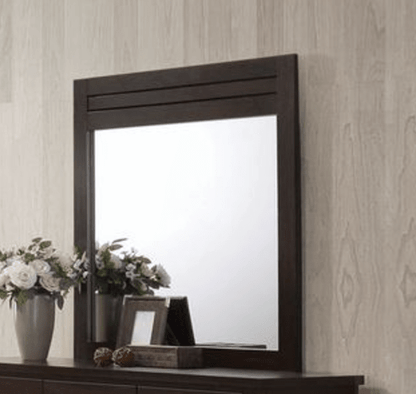 Mahogany Framed Dresser Mirror - 1st Choice Furniture Direct
