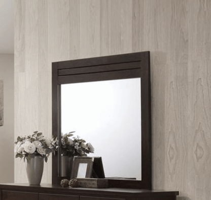 Mahogany Framed Dresser Mirror - 1st Choice Furniture Direct