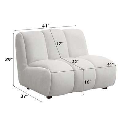 Manilla Ivory White Linen Chair - 1st Choice Furniture Direct