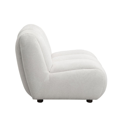 Manilla Ivory White Linen Chair - 1st Choice Furniture Direct