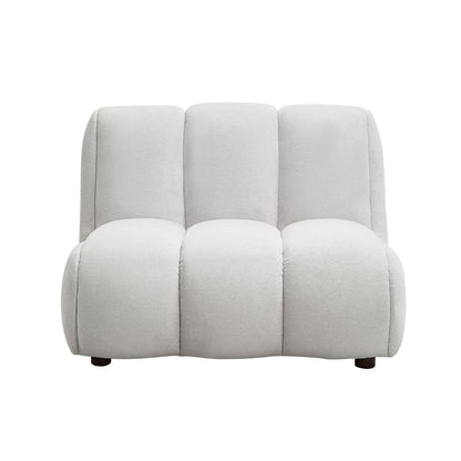 Manilla Ivory White Linen Chair - 1st Choice Furniture Direct