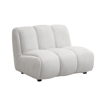 Manilla Ivory White Linen Chair - 1st Choice Furniture Direct