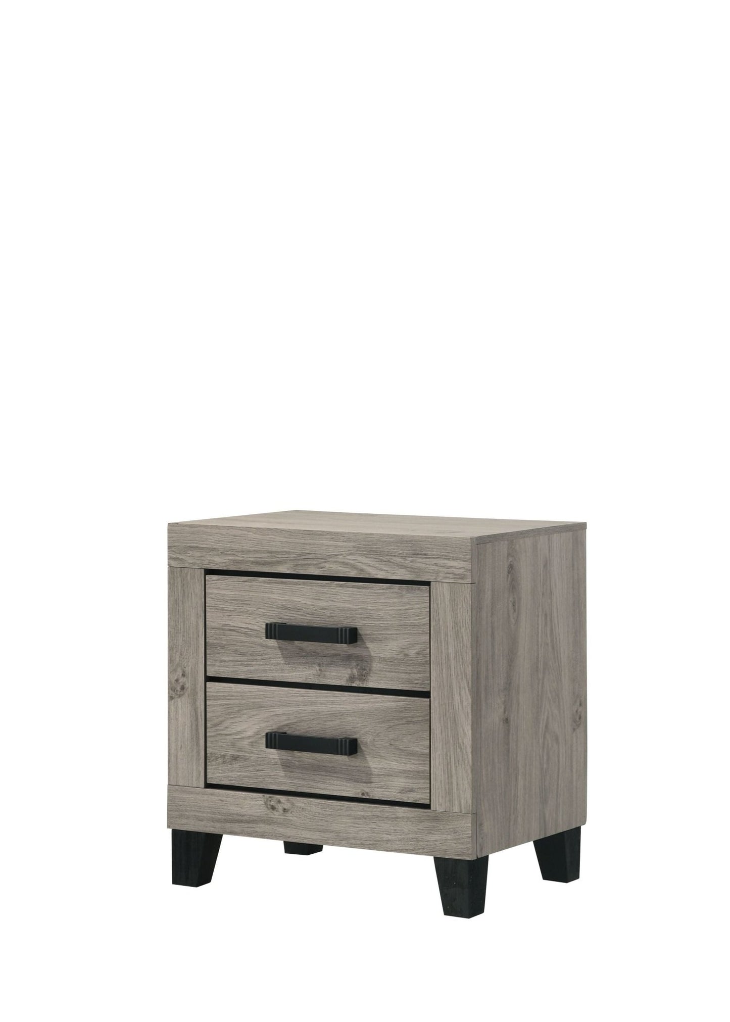 Mari Light Gray Finish 5Pcs Bedroom Set (Queen bed, Dresser, Chest, Nightstand, Mirror) - 1st Choice Furniture Direct