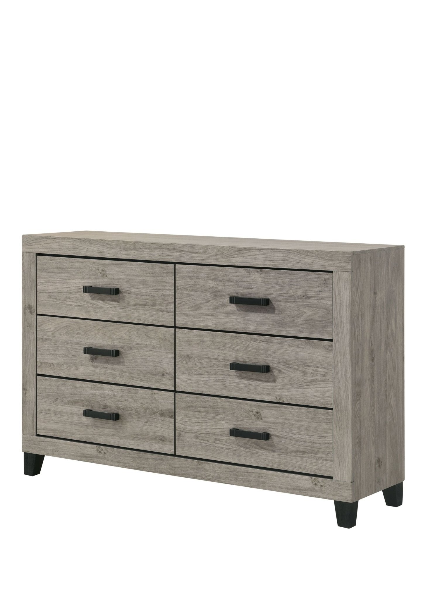 Mari Light Gray Finish Dresser - 1st Choice Furniture Direct