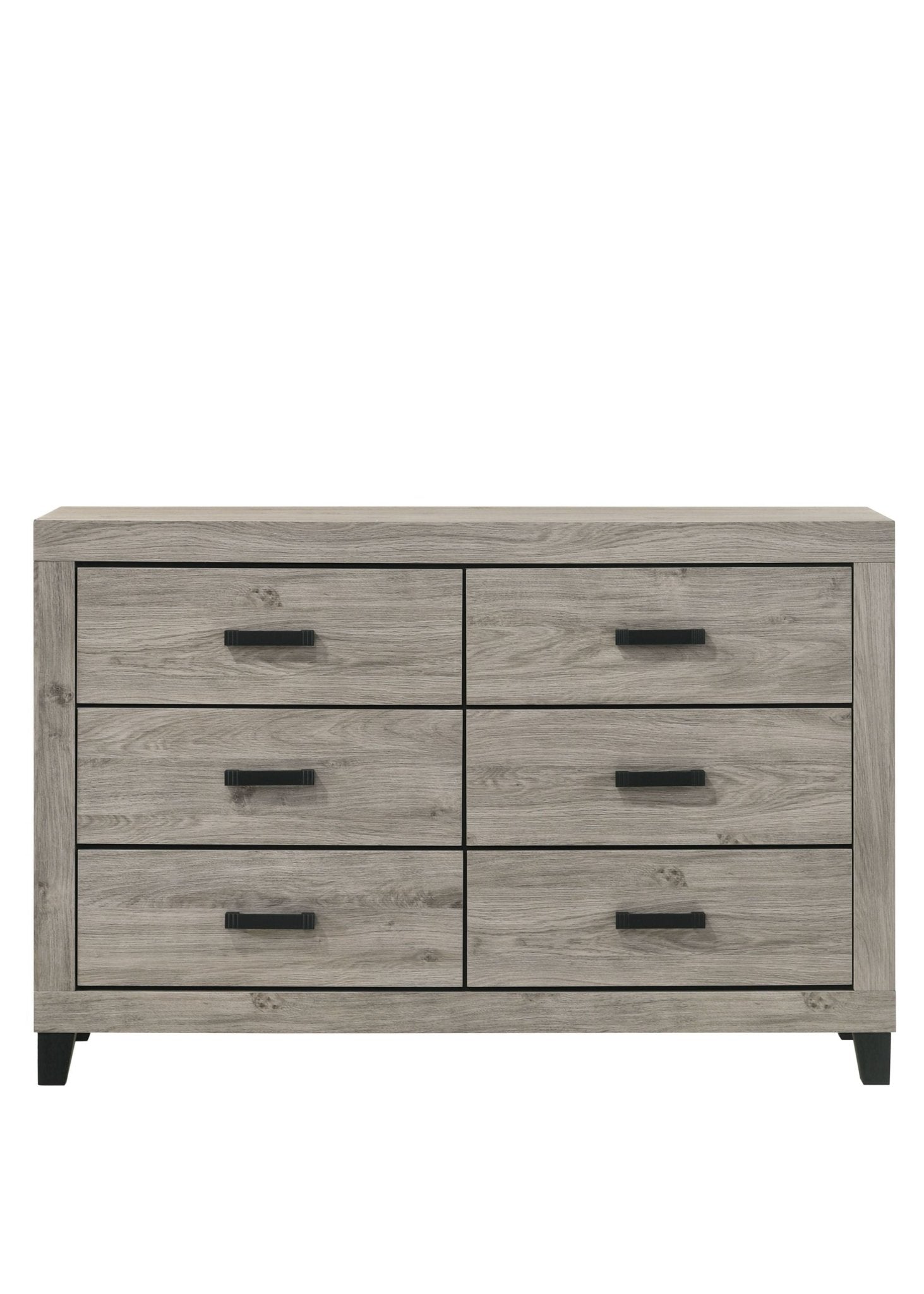 Mari Light Gray Finish Dresser - 1st Choice Furniture Direct
